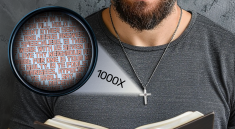 Jewelry and the Bible Cross Pendant With Micro Engraved Scripture My Nano Jewelry
